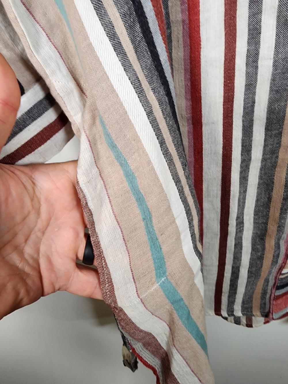 Natural Life Striped Shift Shirt Dress Coastal Comfy Casual Beach Tunic - Picture 5 of 5